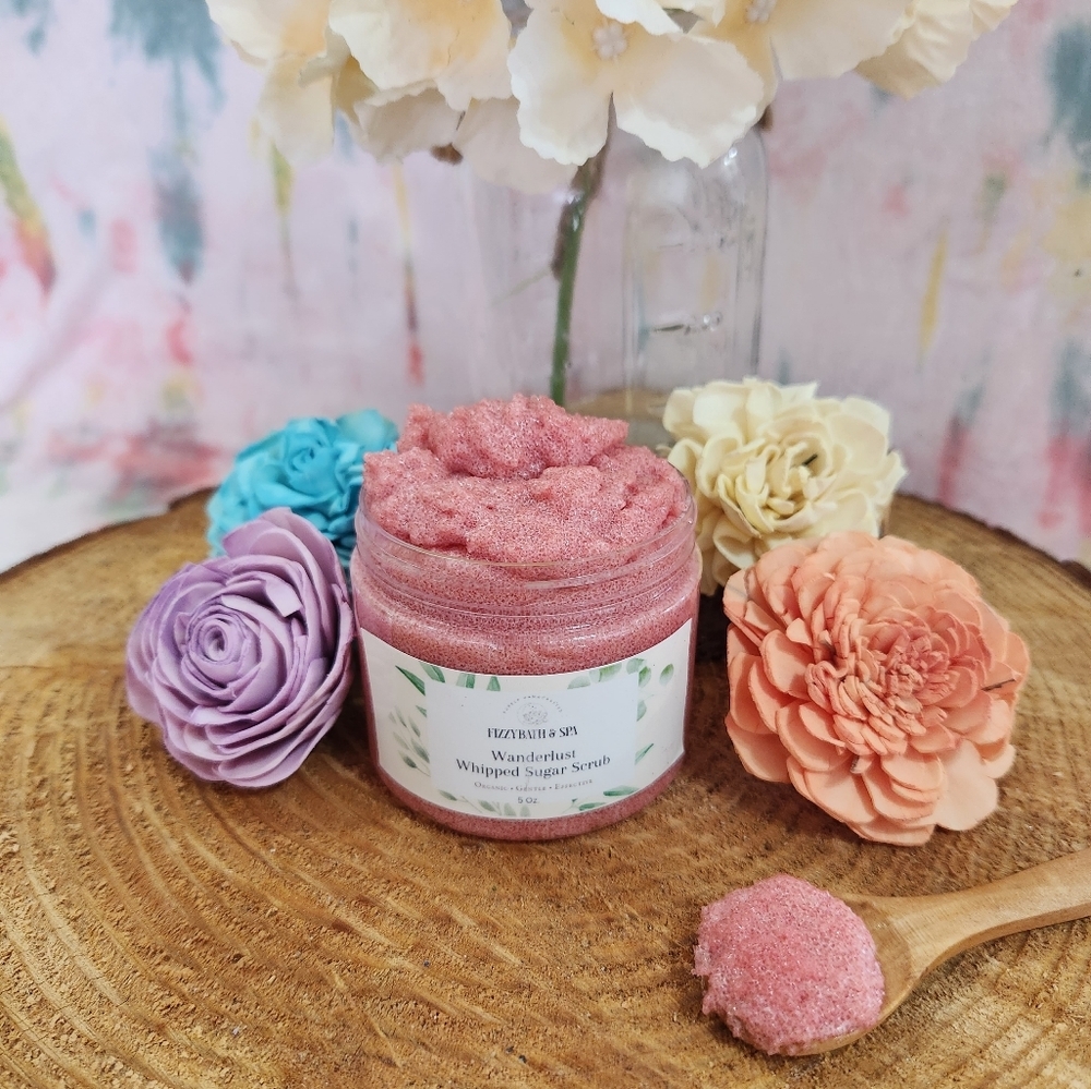 Handmade Wanderlust whipped sugar‎ scrub